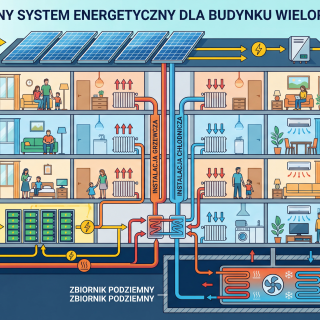 Infografika system hybrydowy bateria termiczna pcm panele pv ceiplo systemowe